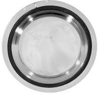 Centering Ring Screen, Spacer, LF-80, NW ISO-80 Vacuum Fittings, Stainless Steel, Viton O-Ring
