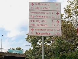 Stadt Ratingen Erneuert 871 Fahrrad Wegweiser Ratingen