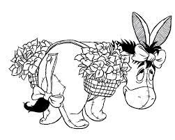 The collection includes printable eeyore coloring pages with holiday themes like christmas and halloween, while the others show him in various activities with his typical sad expression. Eeyore Christmas Coloring Pages Coloring Home