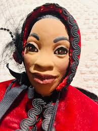 Gesigneerde 25" hoge Camille, Daddy's Long Legs Limited Edition schaatser  uit 1995, zeldzame vondst