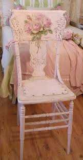 Pretty Painted Chair Shabby Chic Chairs Shabby Chic Bedrooms Shabby Chic Kitchen