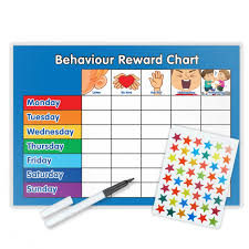 Reward Chart Behaviour With Free Pen And Star Stickers