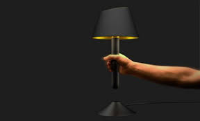 Torch Lamp It S A Lamp That You Can Lift From The Base To Use As A Torch Flashlight Lamp Portable Lamps Light Table