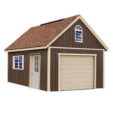 Best Barns Glenwood 12 Ft X 24 Ft Wood Garage Kit Without Floor Glenwood 1224 The Home Depot Wood Garage Kits Wood Shed Kits Storage Shed Kits