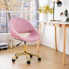 Pink and gold office chair. 12 Gold Office Chairs That Ll Make You Feel Like Royalty Overheard On Conference Calls