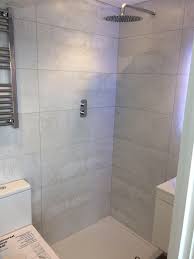 Beautiful Silver White Bathroom Shower Room Wall Large Format Tiles Large Tile Bathroom Ensuite Shower Room Large Shower Tile
