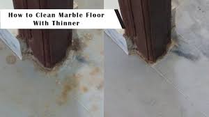Wet the entire area with hot water, then apply. How To Clean Marble And Granite Floors With Thinner Youtube Cleaning Marble Floors Marble Floor White Marble Floor