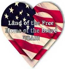 The Land Of The Free And The Home Of The Brave Land Of The Free Hearts Flag Home Of The Brave Patriotic Land Of The Free