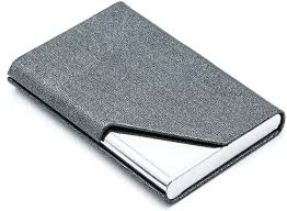 This leather business card holder is meant to help you close deals. Buy Padike Business Name Card Holder Luxury Pu Leather Stainless Steel Multi Card Case Business Name Card Holder Wallet Credit Card Id Case Holder For Men Women Keep Your Business Cards