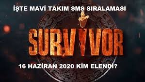 Survivor sms sıralaması/20 nisan perşembe/ünlüler sms sıralaması / exxen/12.hafta ( sadece burada survivor gönüllüler. Survivor 2020 Mavi Takim 16 Haziran Sms Oy Siralamasi Birincisi Acunn Com Sercan Mi Yasin Mi