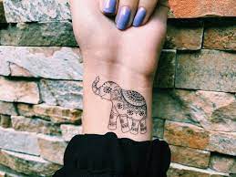 Happy Elephant In 2021 Mandala Elephant Tattoo Elephant Family Tattoo Elephant Tattoo
