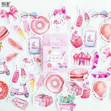 Both of these country is known for their cute kawaii style, and both influences the new generation, either we admit it or not we can see each of their trademarks from dress,shoes. Cute Stickers Scrapbooking Label Japanese Korean Diary Paper Travel Lifelog Girl Pink Stickers Stationery Love