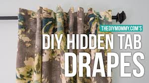Diy Hidden Tab Drapes 2017 Spring One Room Challenge Week 3 Youtube