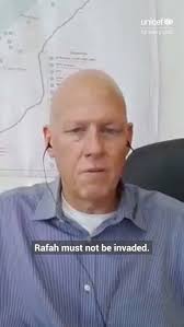 Hamish Young, UNICEF's senior emergency coordinator, is