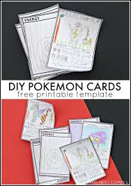 Add photos and custom message. Diy Pokemon Cards Free Printable Template Pokemon Party Diy Pokemon Cards Pokemon Birthday Party