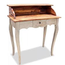 Vintage Writing Desk Small Side Table Antique French Furniture Secretary Bureau Solid Reclaimed Wood Industrial Farmhouse Style 1 Drawer Wooden Shabby Chic Console Storage Victorian Dressing Room Unit Buy Online In United Traditionally, a writing desk is for writing letters by hand.