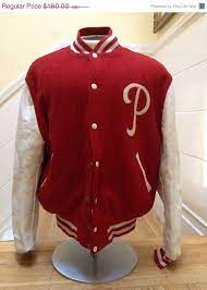 Vintage Philadelphia Phillies Baseball Varsity Jacket Leather Etsy Philadelphia Phillies Baseball Baseball Varsity Jacket Philadelphia Phillies