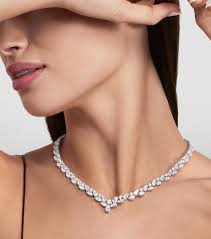 New Dawn Graff Jewelry Collection Graff White Gold, Platinum And Diamond  Classic Graff Necklace