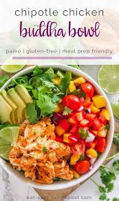 Chipotle Chicken Buddha Bowl My Fresh Perspective Recipe Lunch Recipes Healthy Healthy Dinner Recipes Meal Prep