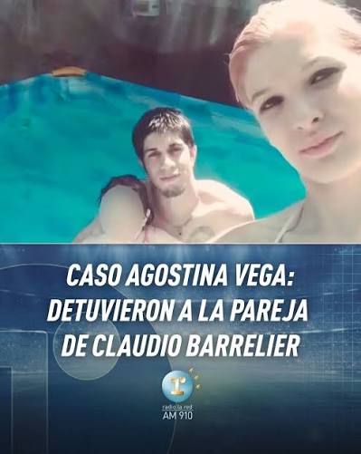🔴 CASO AGOSTINA VEGA: DETUVIERON A LA PAREJA DE CLAUDIO BARRELIER  Marianela Palmero, pareja del principal acusado por el femicidio de Agostina  Vega, quedó detenida en Córdoba acusada de encubrimiento agravado. La