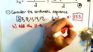 A a n dn = + −1 (1) 1 1 2 i i i a a a − + + = 1 2 n n a a s n + = ⋅ 2 11 ( ) n 2 a n d s n + − = ⋅ geometric series formulas: How To Find The Sum Of An Arithmetic Sequence 10 Steps