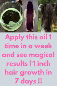 Apply This Oil 1 Time In A Week And See Magical Results 1 Inch Hair Growth In 7 Days The Be Thick Hair Remedies Thick Hair Styles Hair Remedies For Growth