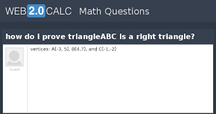 How to prove a triangle is a right triangle? G8fofkqblswb9m