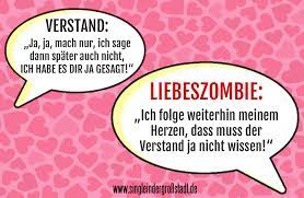 Der Liebeszombie Spruch Herz Und Verstand