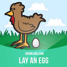 Lay An Egg Means To Fail Especially In A Public Performance Example Carol Really Laid An Egg Last Night When S English Idioms Idioms English Vocabulary