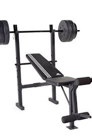 Adidas Essential Combo Training Bench With Weight Set 100 Lb Pro Health Link Health And Fitness Weight Bench Set Weight Set Gym Equipment