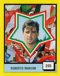 1992 score italian league #235 roberto mancini. Football Cartophilic Info Exchange 2021 02 14