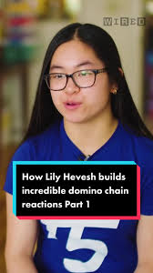 #lilyhevesh spends hours upon hours building insanely intricate #domino  designs before knocking them down. #part1 #dominos #dominoartist  #dominoesfalling #dominoart