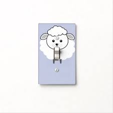 Cute Wooly Lamb Face Light Switch Cover Zazzle Com Light Switch Covers Switch Covers Light Switch