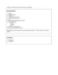 Pengertian makanan sehat adalah makanan yang mengandung banyak gizi yang memang sudah seimbang sesuai dengan menu 4 sehat 5 sempurna. Contoh Format Kertas Kerja Dan Laporan