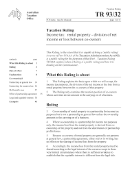 Thankfully, only the net rental income is calculated in the rental income example above, $2,700/month was the total rental income, or gross rent. Https Www Ato Gov Au Law View Pdf Pbr Tr1993 032 Pdf