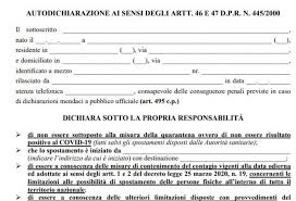 Download nuovo modulo autocertificazione coronavirus: Fase 2 Cosi Funzionera L Autocertificazione Nel Modulo Gli Spostamenti Per Le Visita Ai Congiunti Corriere It