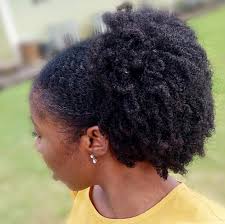 The top is a palm coil hairstyle and the bottom is the coils fluffed out tied back with a bang left out at front. How To Style Wash And Go On 4c Natural Hair Nappilynigeriangirl