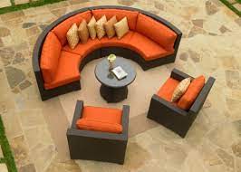 Semi Circle Plus Club Chairs Patio Furnishings Patio Furniture Layout Outdoor Wicker Furniture