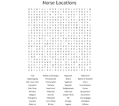In norse mythology, baldr is a son of the god odin and the goddess frigg, and has numerous brothers, such as thor and váli. Norse Locations Word Search Wordmint