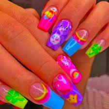 Go for acrylic nails if you want to be more expressive when designing them. Pin On Nails
