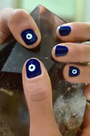 Shop Protection Stones For Security Evil Eye Nails Manicure Nails Inspiration