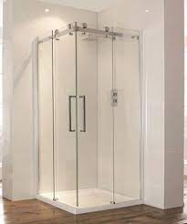 Aquaglass 900mm Corner Entry Shower Cubicle Sliding Doors Bathroom Shower Doors Bathroom Shower Enclosures Bathroom Shower