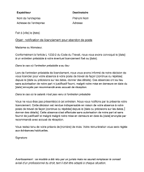 Télécharger le modèle de convocation à un entretien préalable de licenciement économique. Lettre De Licenciement Pour Abandon De Poste Modele Gratuit