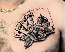 Old School Playing Card Tattoos Found On Tattoopics Org Playing Card Tattoos Card Tattoo Grey Tattoo
