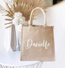 Carry around all your important items in a custom bag or wallet from zazzle! Beach Bag Personalized Burlap Bags Beach Tote Bags Bridesmaid Etsy