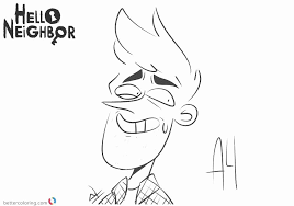 Hello Neighbor Coloring Page Elegant Hello Neighbor Coloring Pages Player Nicky Free Printable Coloring Pa In 2020 Coloring Pages Hello Neighbor Pokemon Coloring Pages