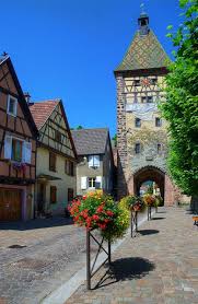 Porte Haute Bergheim Alsace France Alsace France Alsace France Travel