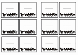 Black And White Horse Names Horse Name Tags Birthday Printable Name Tags Horse Names Printable Name Tags