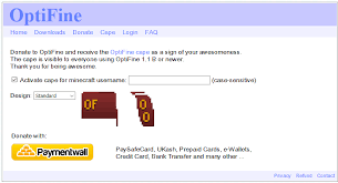 However optifine capes only show for other optifine players with capes turned on. Optifine Cape Editor Not Working Hypixel Minecraft Server And Maps