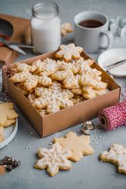 Enter into a somewhat different christmas spirit this year with a japanese christmas cake. Almond Sugar Cookies With Simple Icing A Beautiful Plate